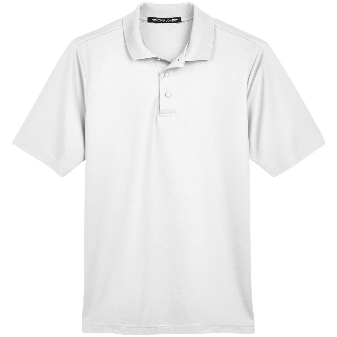 Devon & Jones Men's CrownLux Performance® Plaited Polo
