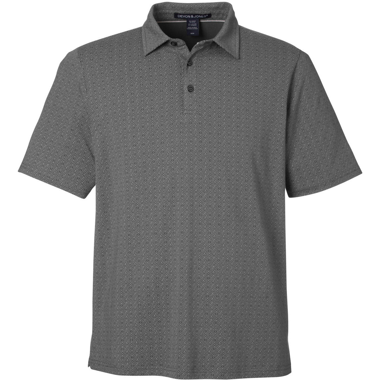 Devon & Jones Men's Crownlux Performance® Geo Polo