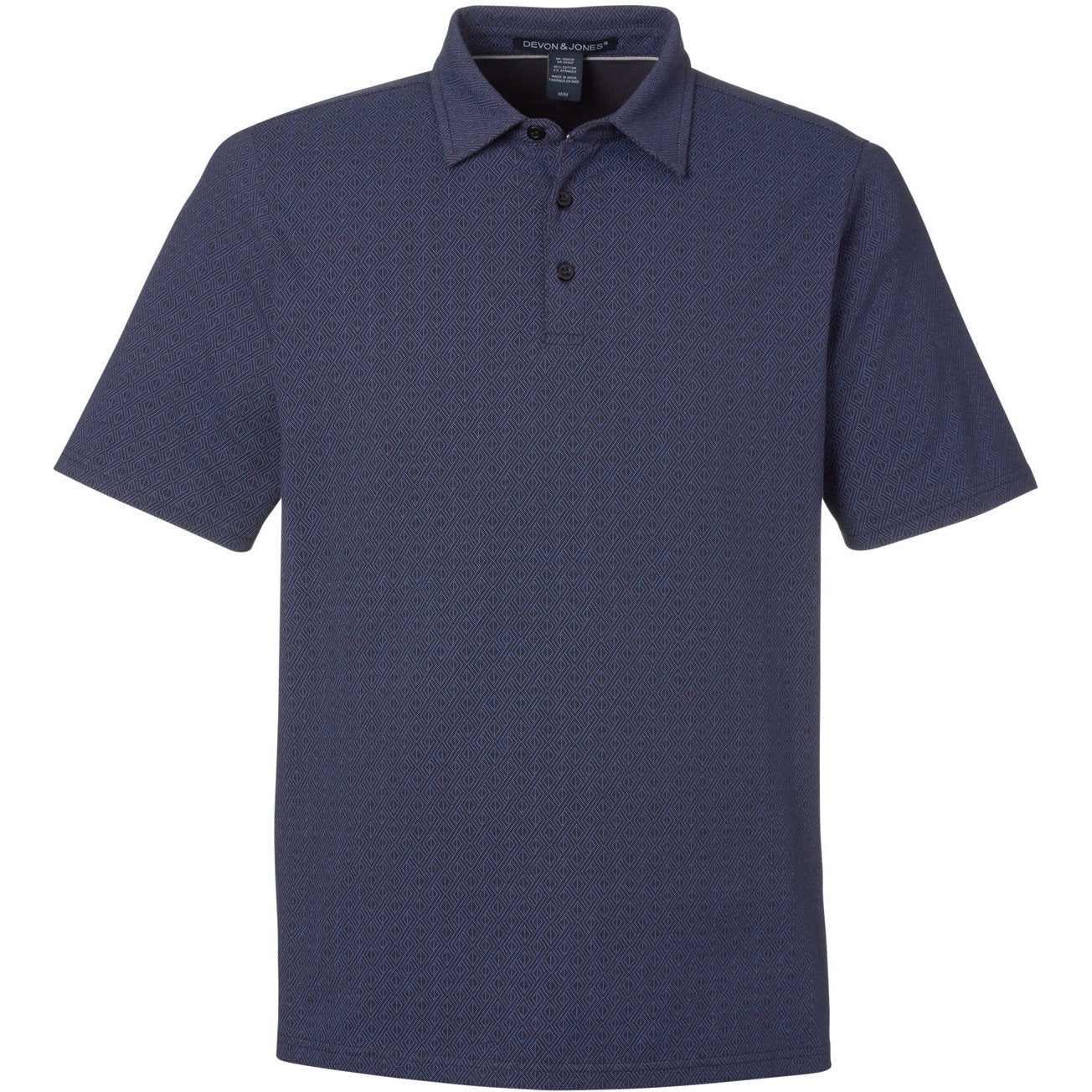 Devon & Jones Men's Crownlux Performance® Geo Polo