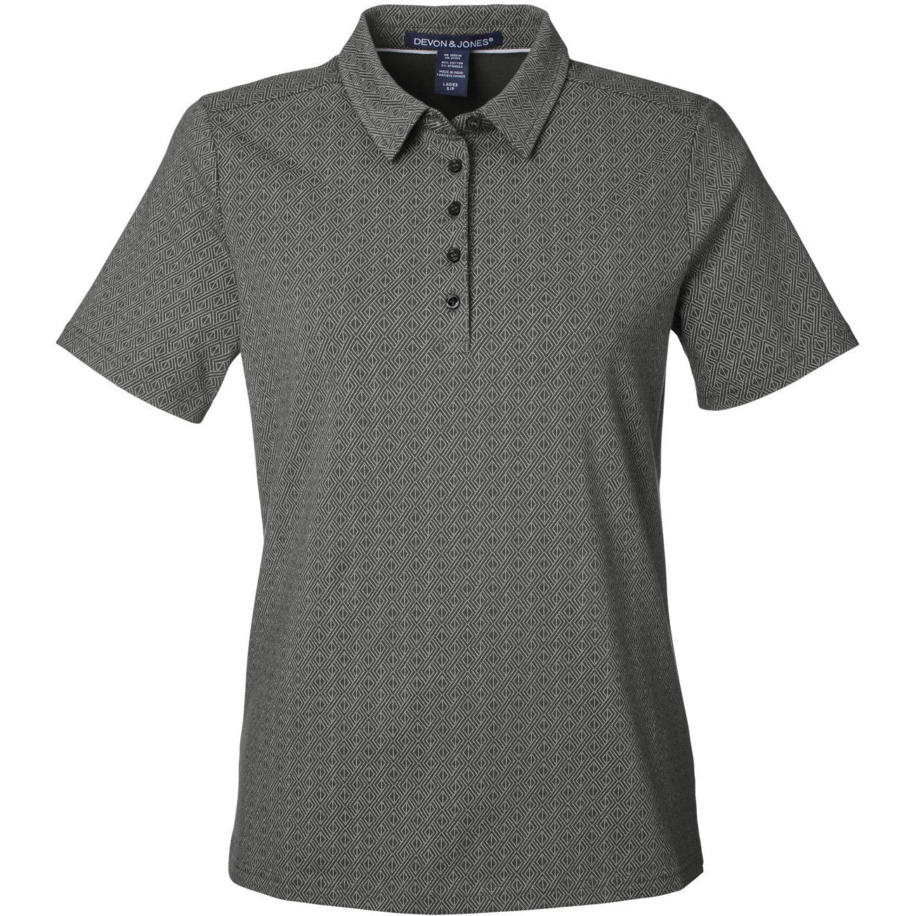 Devon & Jones Women's Crownlux Performance® Geo Polo