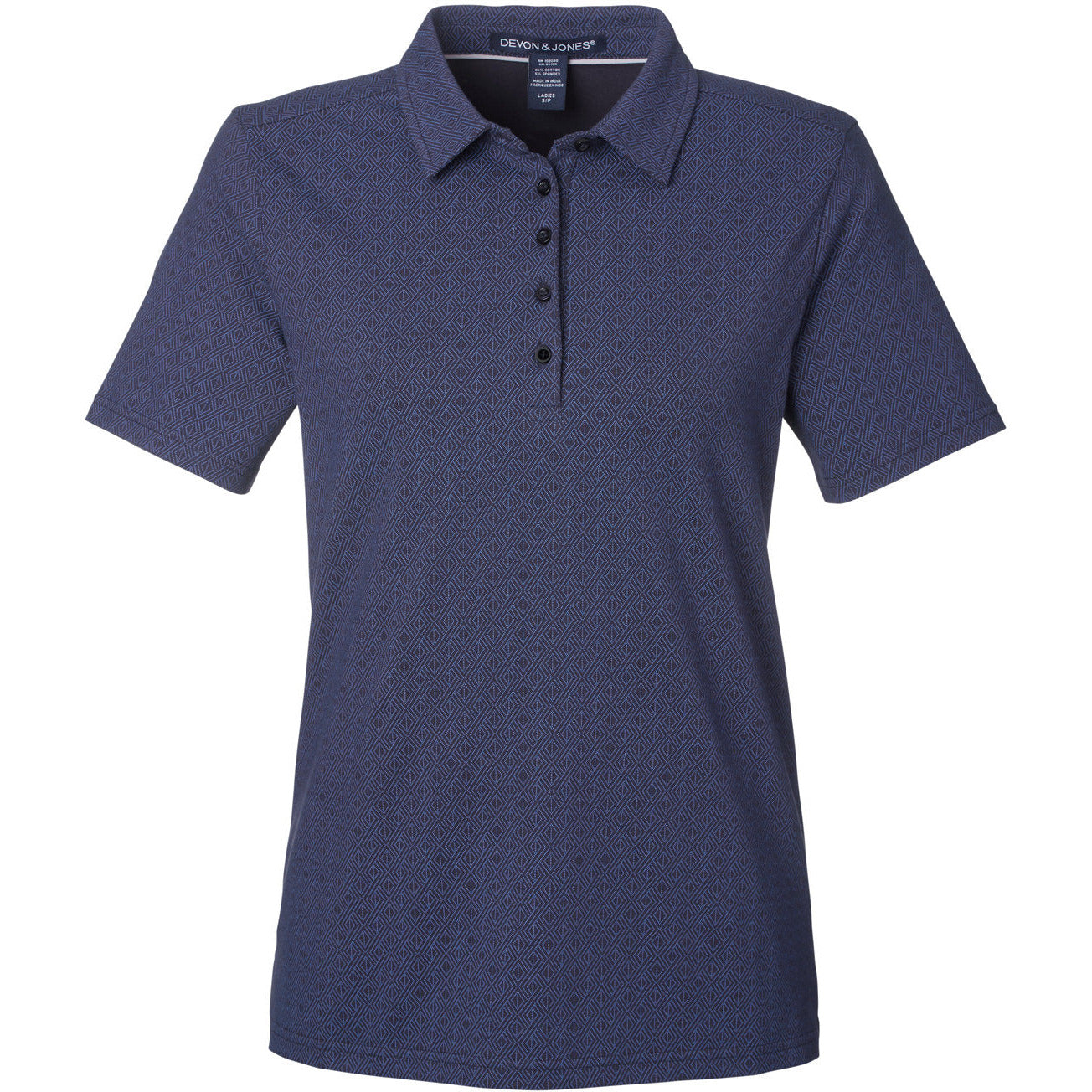 Devon & Jones Women's Crownlux Performance® Geo Polo