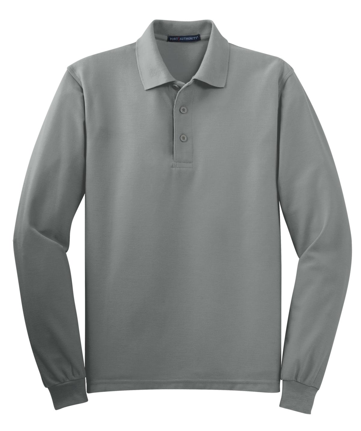 Port Authority® Silk Touch™ Long Sleeve Polo