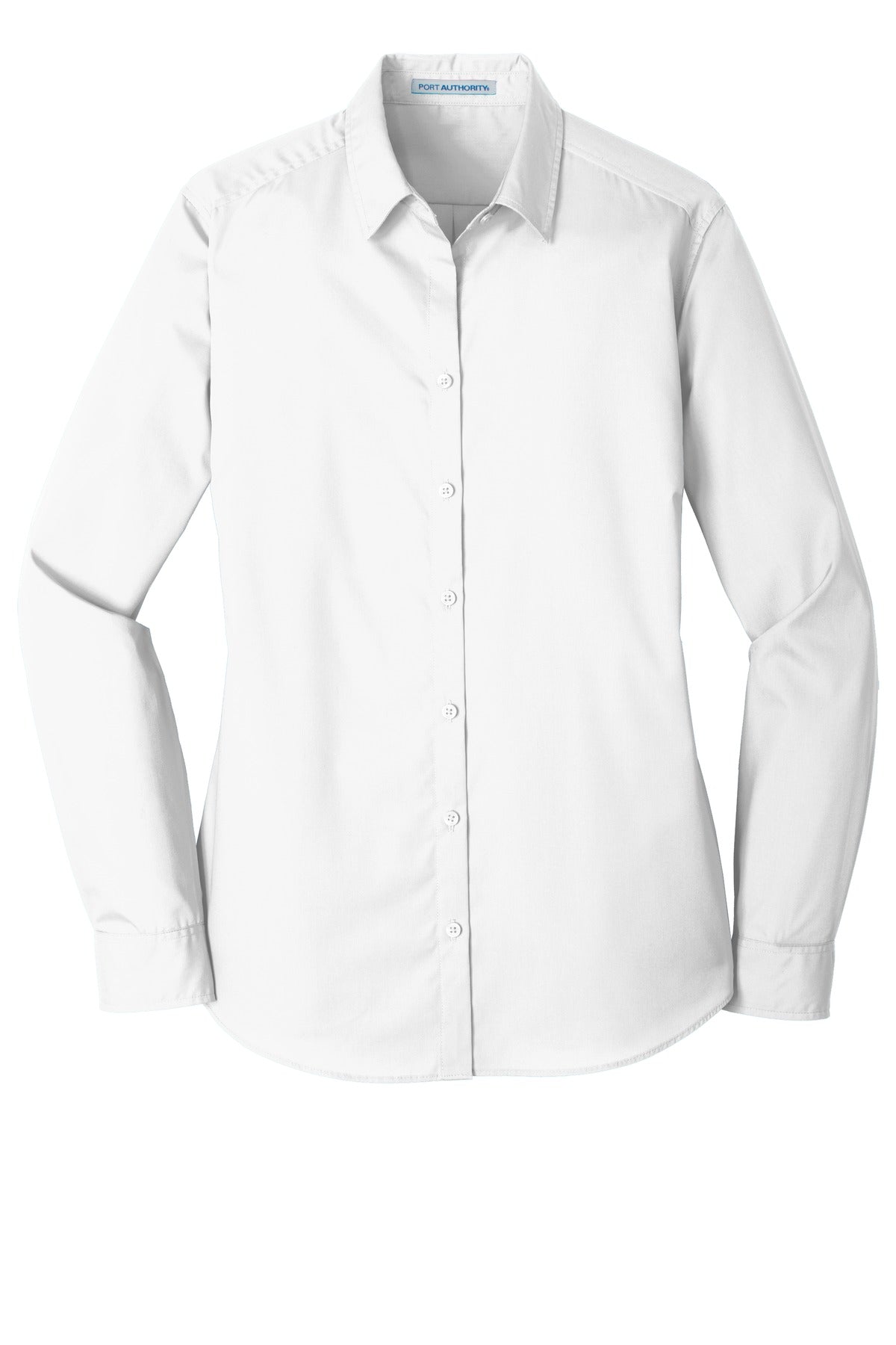 Port Authority® Ladies Long Sleeve Carefree Poplin Shirt